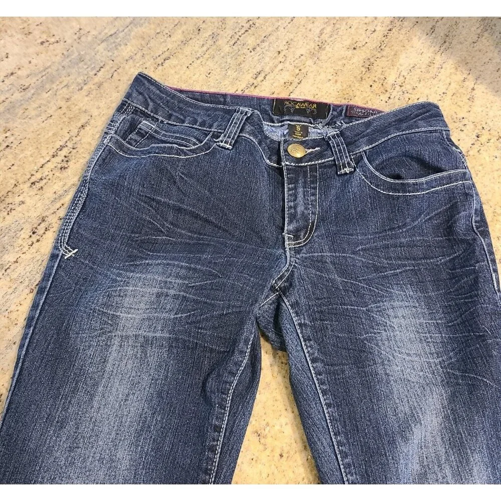 Women's Size 5 Rocawear Simone Straight Leg Jeans 30x33.5